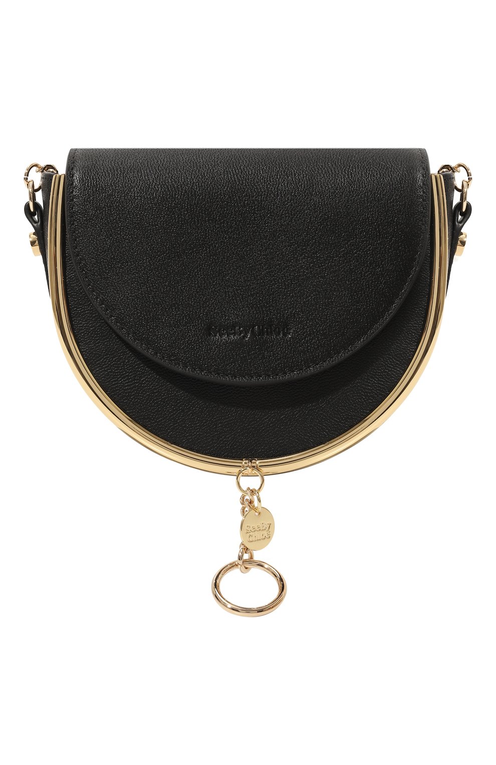 Сумка mara SEE BY CHLOÉ черного цвета по цене 58300 руб., арт. CHS20USA57388001, фото 1 Сумка mara SEE BY CHLOÉ, арт. CHS20USA57388001, фото 1
