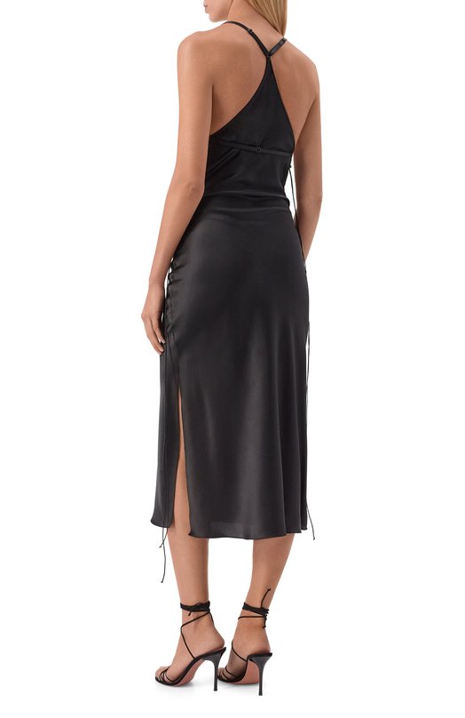 Атласное платье Ruban RFW25/26-12.3.52.2 Чёрный  RFW25/26-12.3.52.2 Фото 4