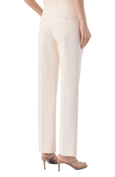 Брюки из вискозы и хлопка TOTEME, арт. 262-WRB0358-FB0632, фото 4