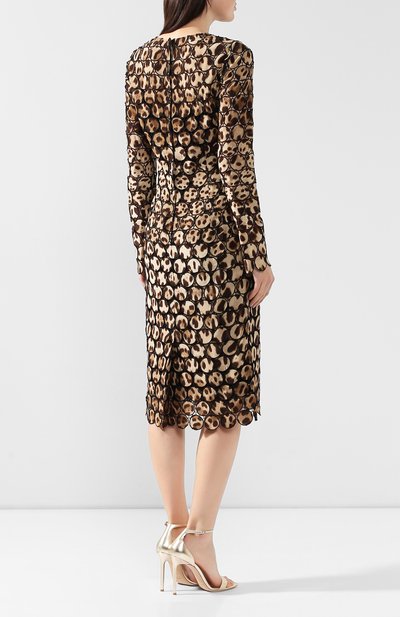 Платье из смеси шелка и вискозы DOLCE & GABBANA, арт. F6F4KZ/FGMGI, фото 4