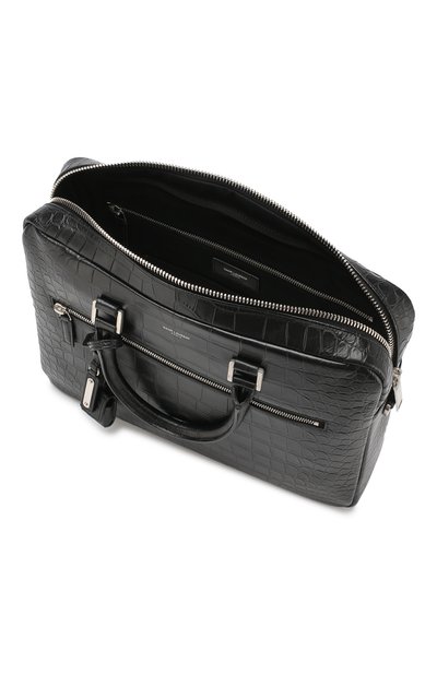 Кожаная сумка для ноутбука SAINT LAURENT, арт. 480586/0Q50E, фото 4