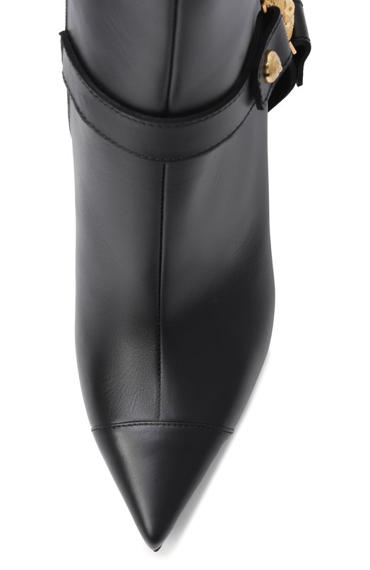 Кожаные ботильоны Eva Balmain FN0TE012/LVIT Чёрный  FN0TE012/LVIT Фото 6