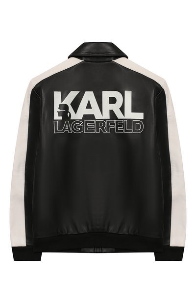 Кожаная куртка KARL LAGERFELD KIDS, арт. Z26050/14A-16A, фото 2