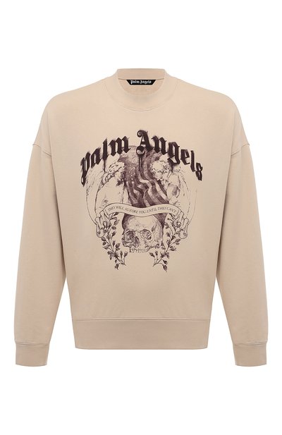 Мужской хлопковый свитшот PALM ANGELS, арт. PMBA026F24FLE001