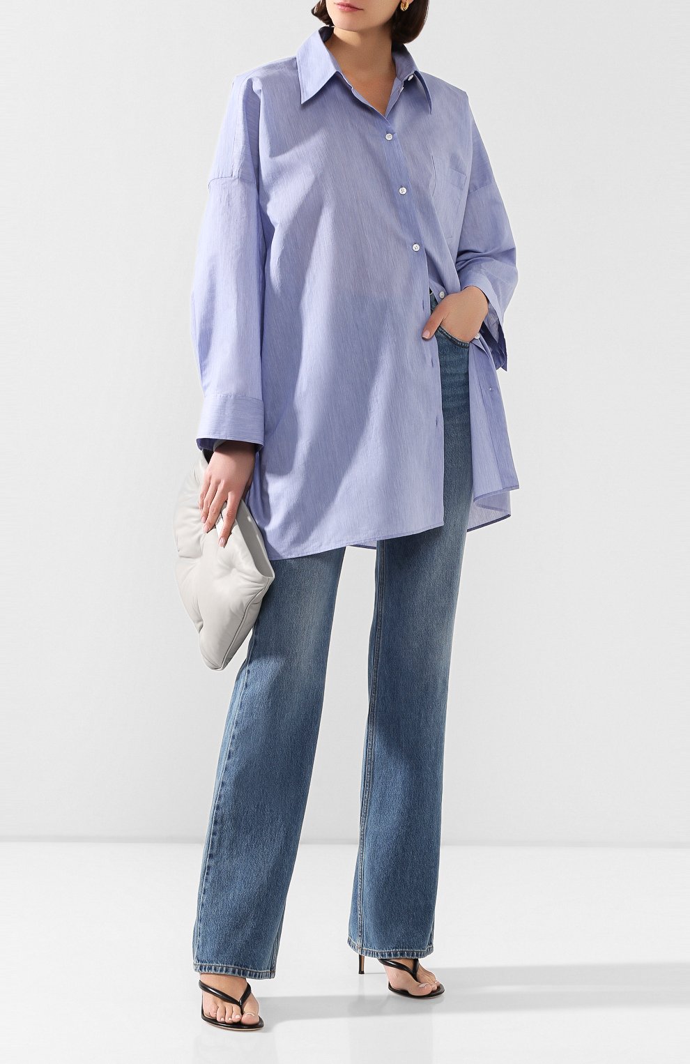 Хлопковая рубашка ACNE STUDIOS, арт. AC0210/W, фото 2