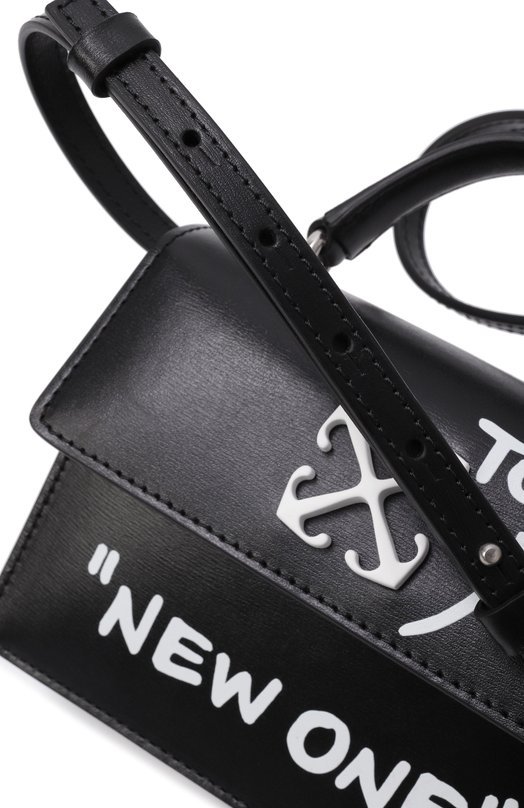 Сумка Jitney baby Off-White 0WNP063C99LEA002 Чёрный  0WNP063C99LEA002 Фото 3