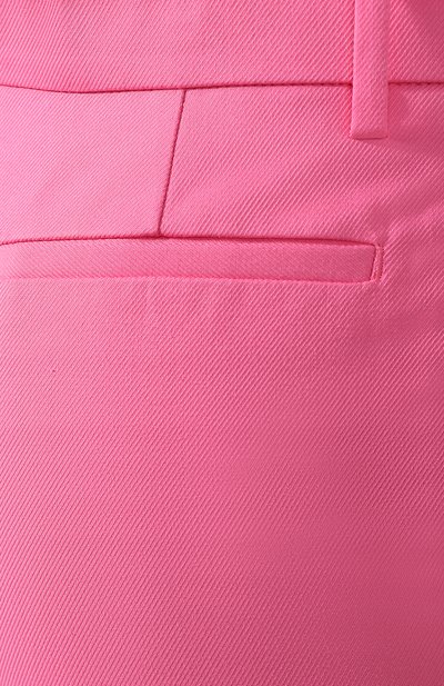 Хлопковые брюки MSGM розового цвета по цене 29050 руб., арт. 2642MDP112 195305, фото 5 Хлопковые брюки MSGM, арт. 2642MDP112 195305, фото 5