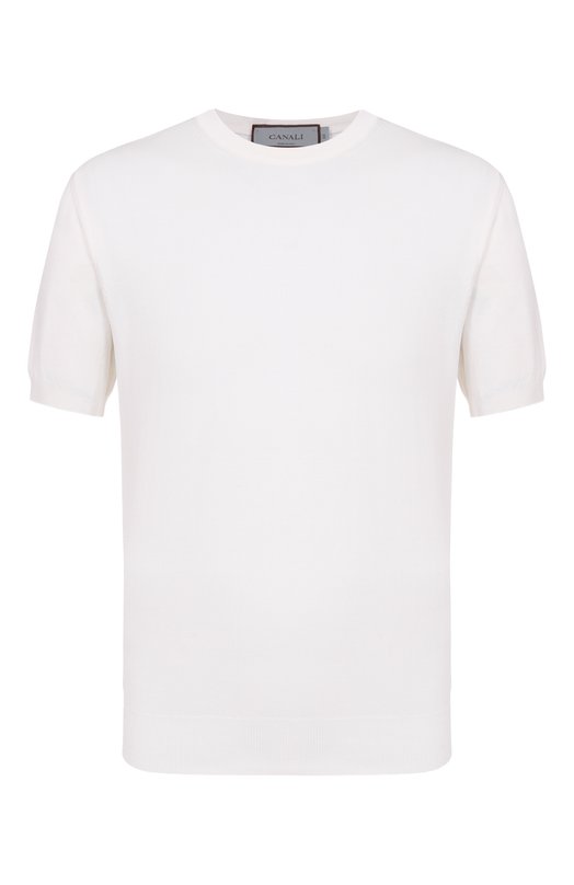 Хлопковый джемпер Canali C0719/MK02459 Белый C0719/MK02459