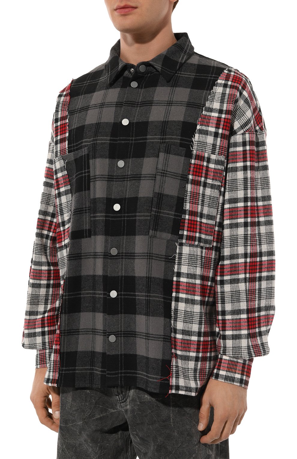 Хлопковая куртка-рубашка DIEGO VENTURINO, арт. D3W4DVCMC-DBLN0B, фото 3