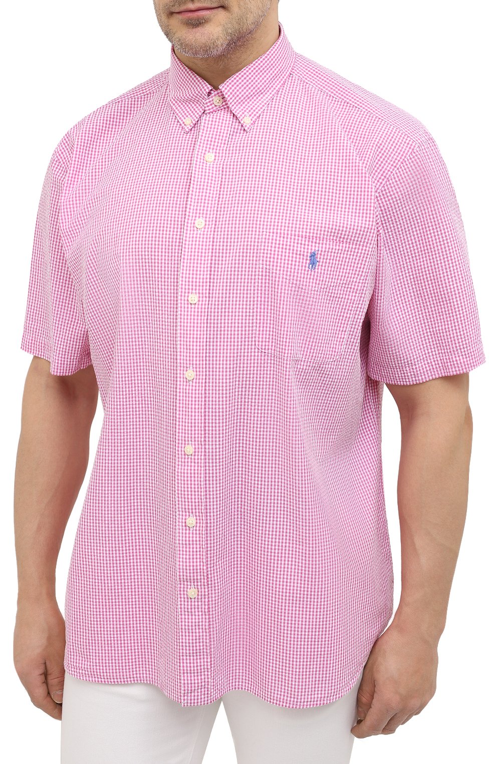 Хлопковая рубашка POLO RALPH LAUREN, арт. 711833828/5103D/PRL BS, фото 3