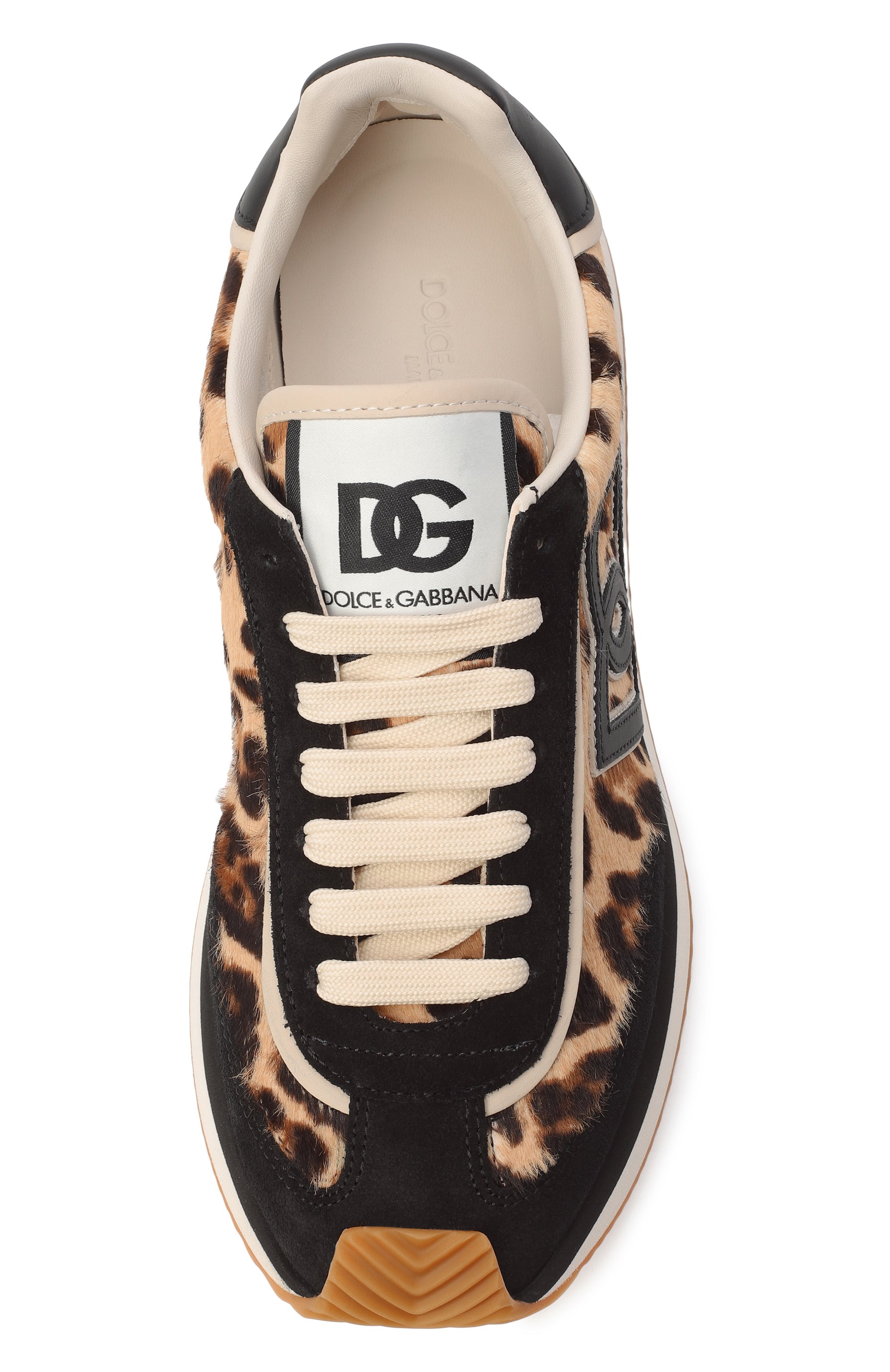 Кожаные кроссовки dg cushion DOLCE & GABBANA, арт. CK2288/A6B11, фото 6