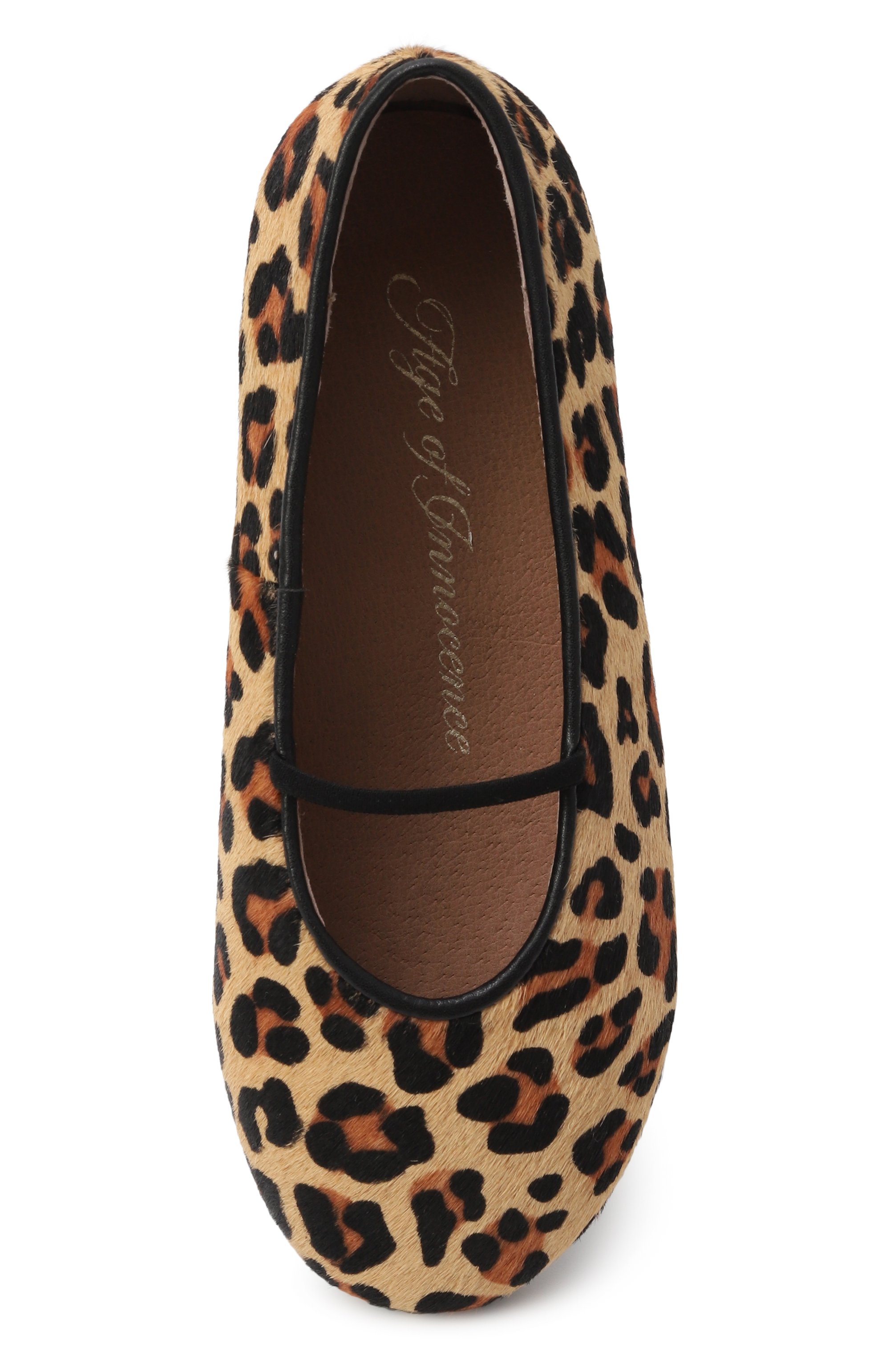 Кожаные балетки daphne AGE OF INNOCENCE, арт. 000483/DAPHNE ANIMAL PRINT/30, фото 4