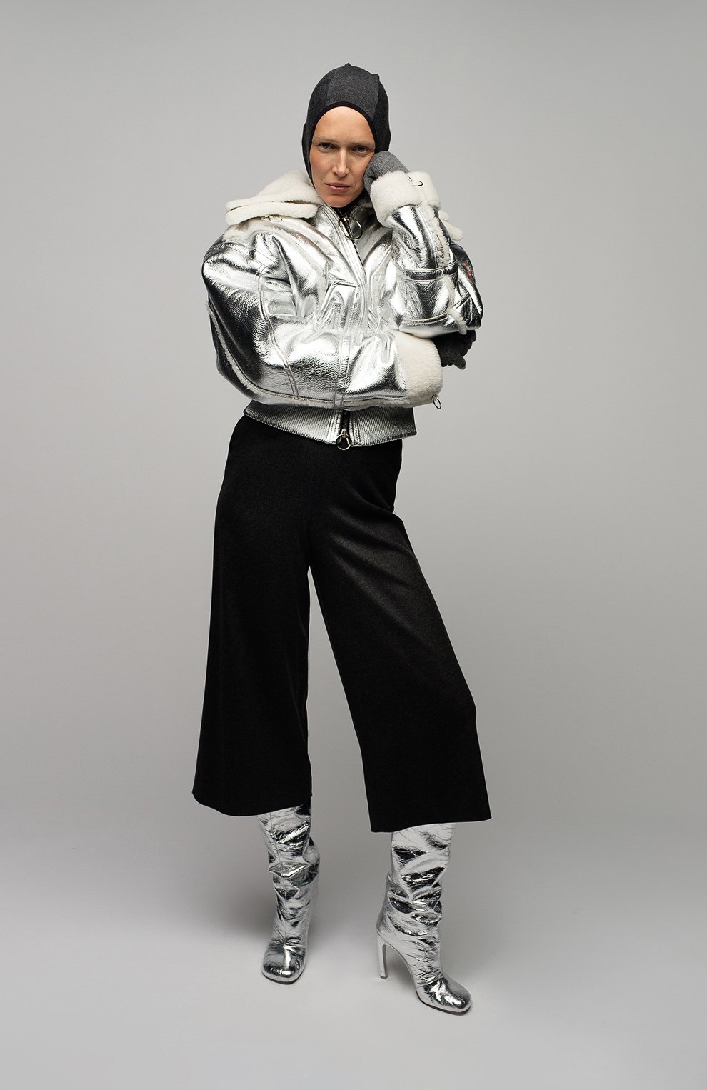 Дубленка из овчины BALMAIN, арт. WH0TF150/LA02, фото 6