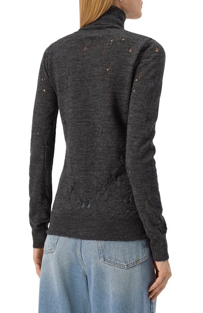 Шерстяная водолазка MM6, арт. S52HA0299/M13134, фото 4