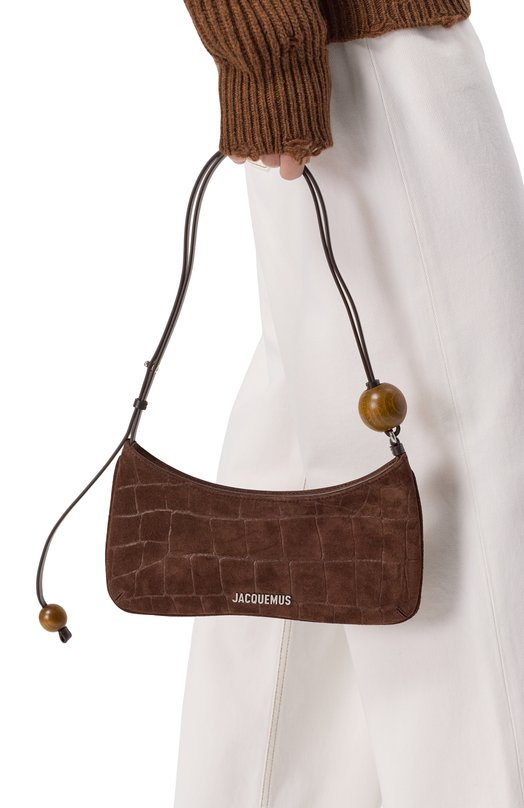 Сумка Le Bisou Perle Jacquemus 25HBAW00057/AC07A09 Коричневый  25HBAW00057/AC07A09 Фото 2