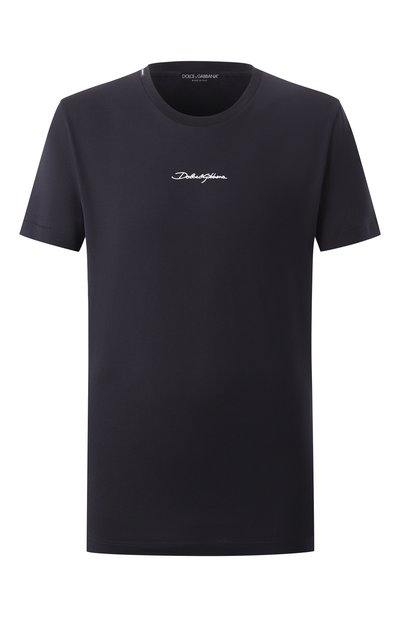 Мужская хлопковая футболка DOLCE & GABBANA, арт. G8RN8Z/G7NUB