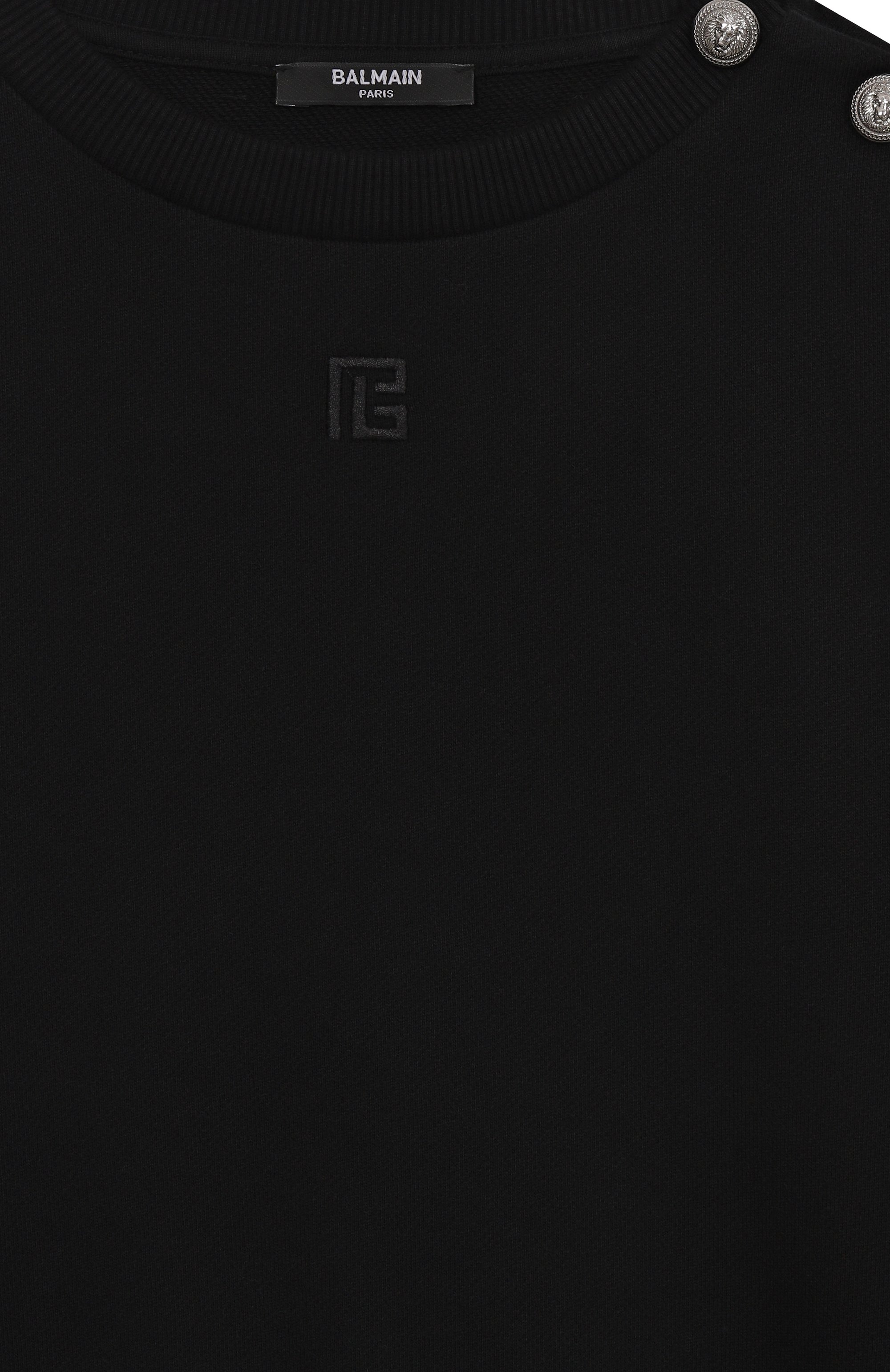 Хлопковый свитшот BALMAIN, арт. BX4P20, фото 3