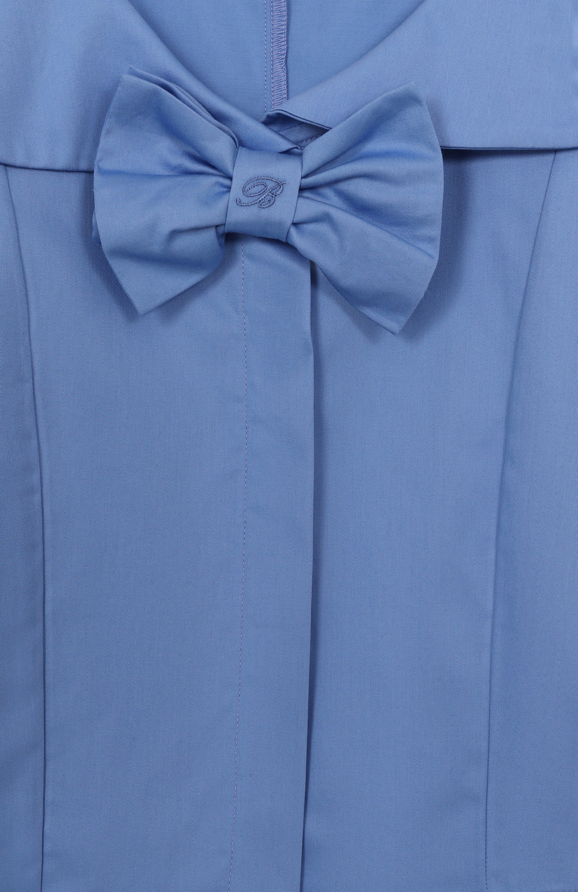 Хлопковая блузка BLUMARINE, арт. BFCA005.0.RA009/14A-16A, фото 3