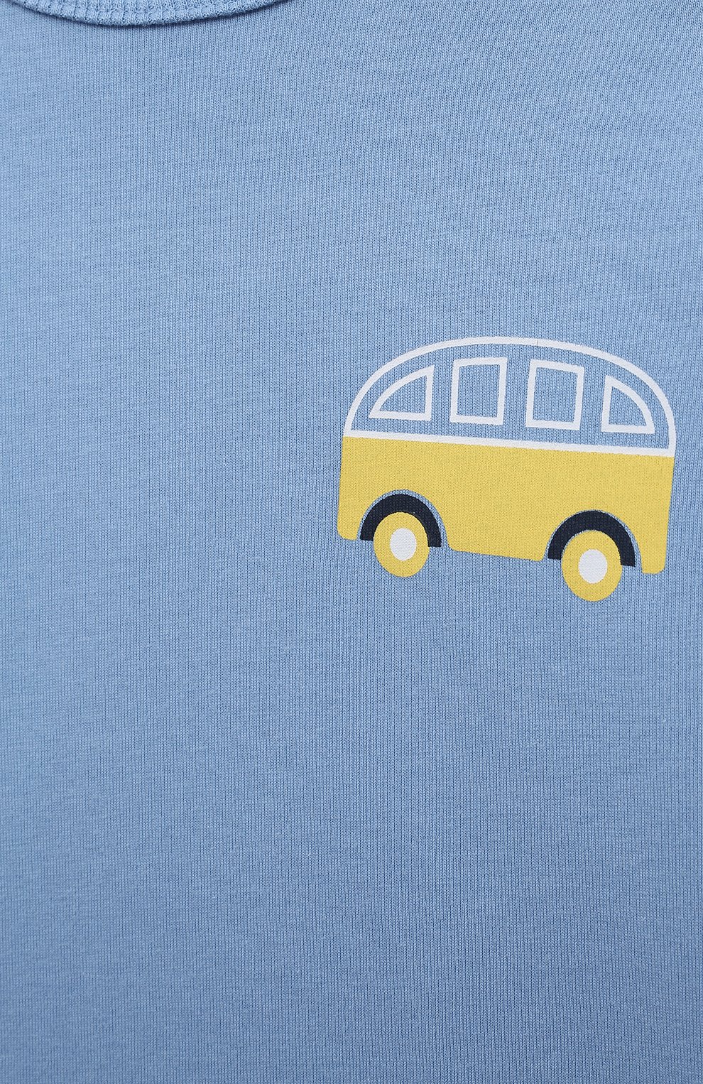 Хлопковая пижама SANETTA синего цвета по цене 5400 руб., арт. 221989, фото 6 Хлопковая пижама SANETTA, арт. 221989, фото 6