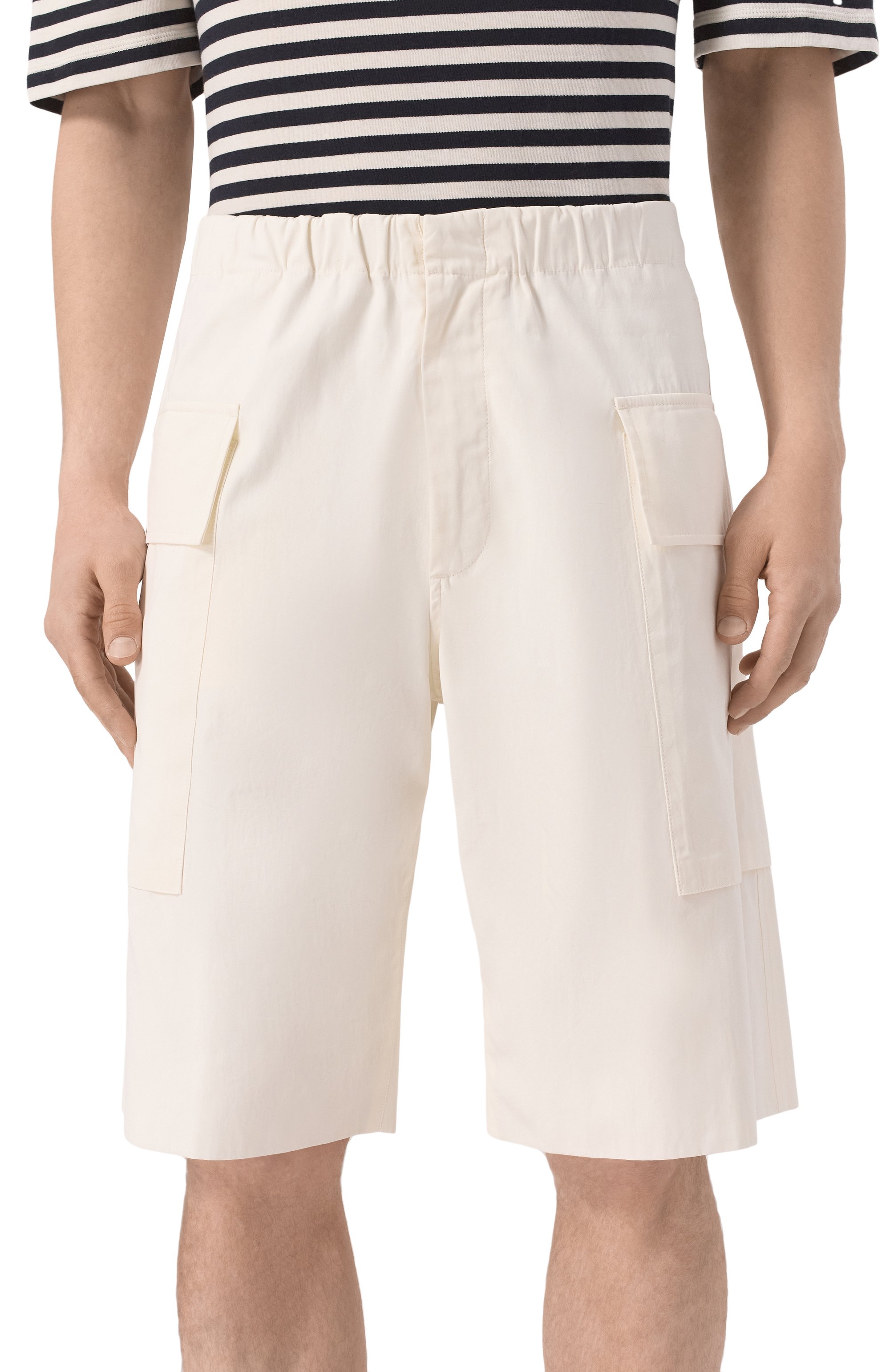 Хлопковые шорты JIL SANDER, арт. J47KA0279/J45292, фото 3