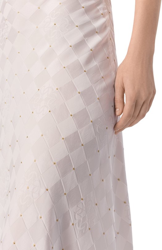Шелковая юбка Elie Saab SK269NRC26/VI007 Кремовый  SK269NRC26/VI007 Фото 5