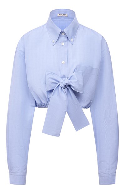 Хлопковая рубашка MIU MIU, арт. MK1569-1SCC-F0012, фото 1