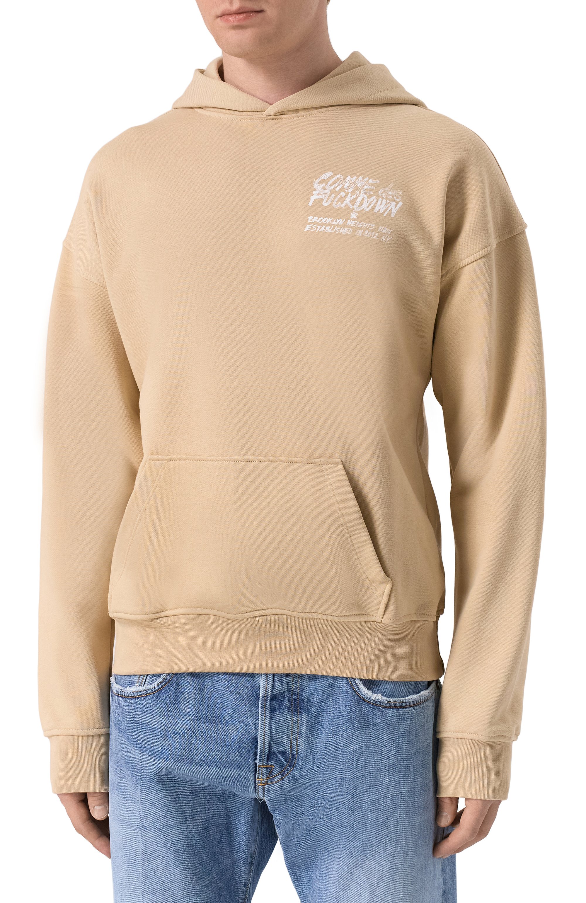 Хлопковое худи COMME DES FUCKDOWN, арт. CFABM01520, фото 3