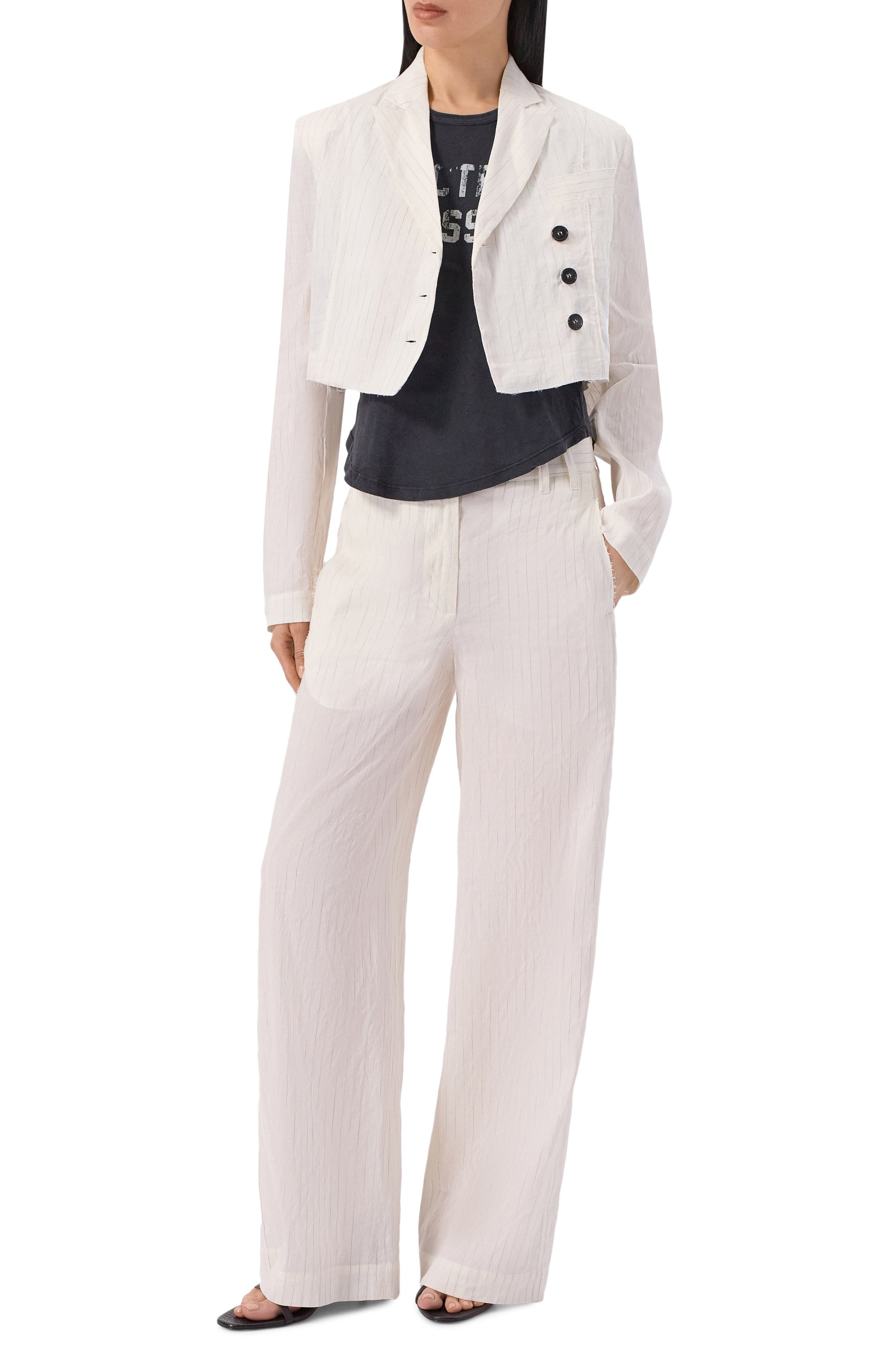 Жакет изо льна и хлопка ISABEL BENENATO, арт. DW06S26, фото 2