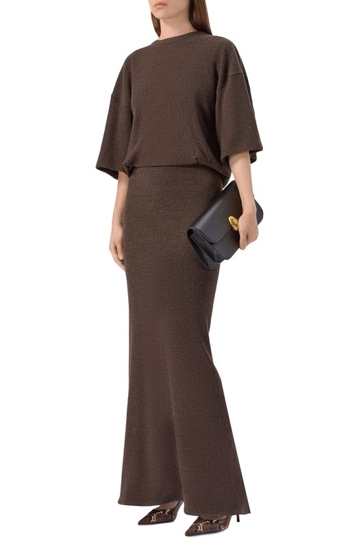 Кашемировое платье Darkpark WDR03 Коричневый  WDR03 Фото 2