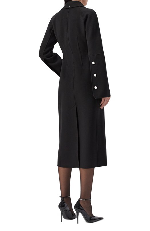 Шерстяное пальто Sportmax SPXDANZAT0RE Чёрный  SPXDANZAT0RE Фото 4
