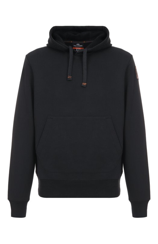 Хлопковое худи Parajumpers 25WMPMFLEY22 Чёрный 25WMPMFLEY22