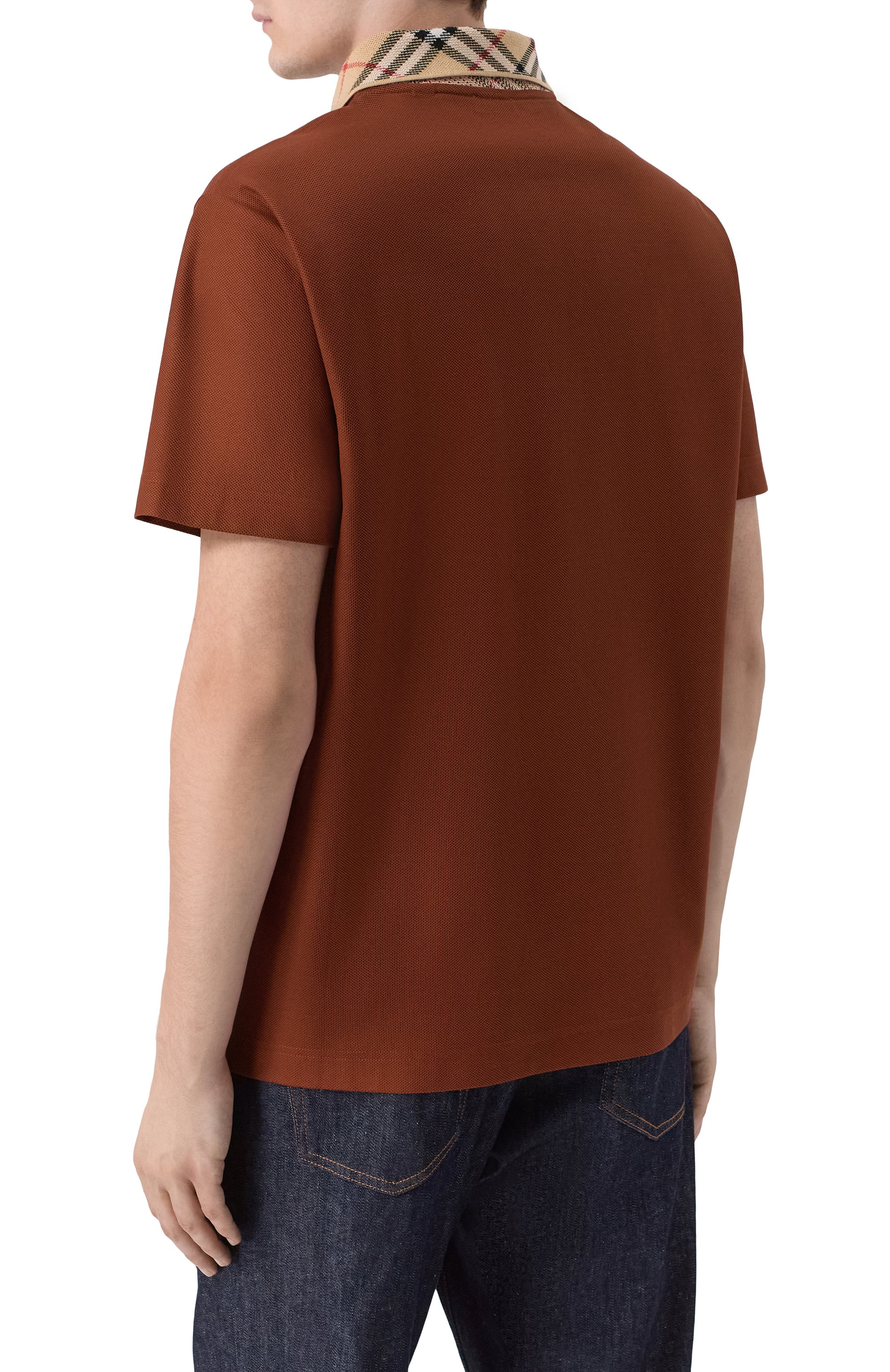 Хлопковое поло BURBERRY, арт. 8118948, фото 4