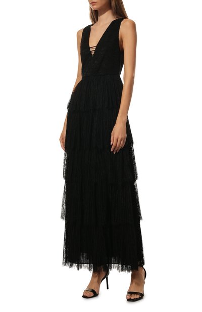 Платье ALICE + OLIVIA черного цвета по цене 97150 руб., арт. CG906077507, фото 3 Платье ALICE + OLIVIA, арт. CG906077507, фото 3