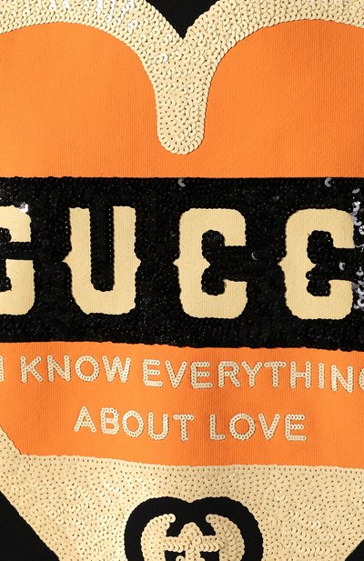 Хлопковый свитшот GUCCI, арт. 469250/XJB78, фото 5