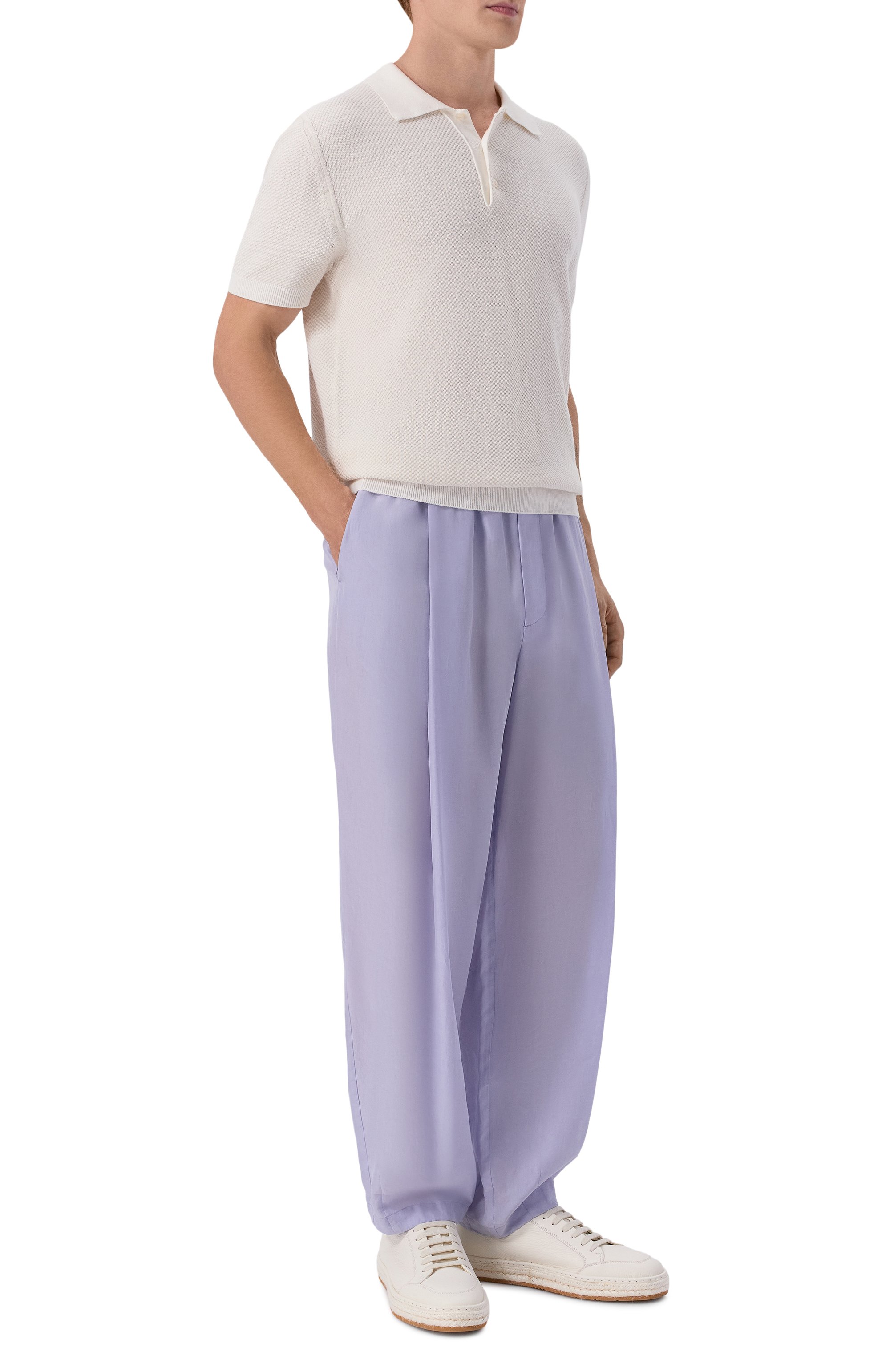 Брюки из лиоцелла GIORGIO ARMANI, арт. GM003722/TE20925, фото 2
