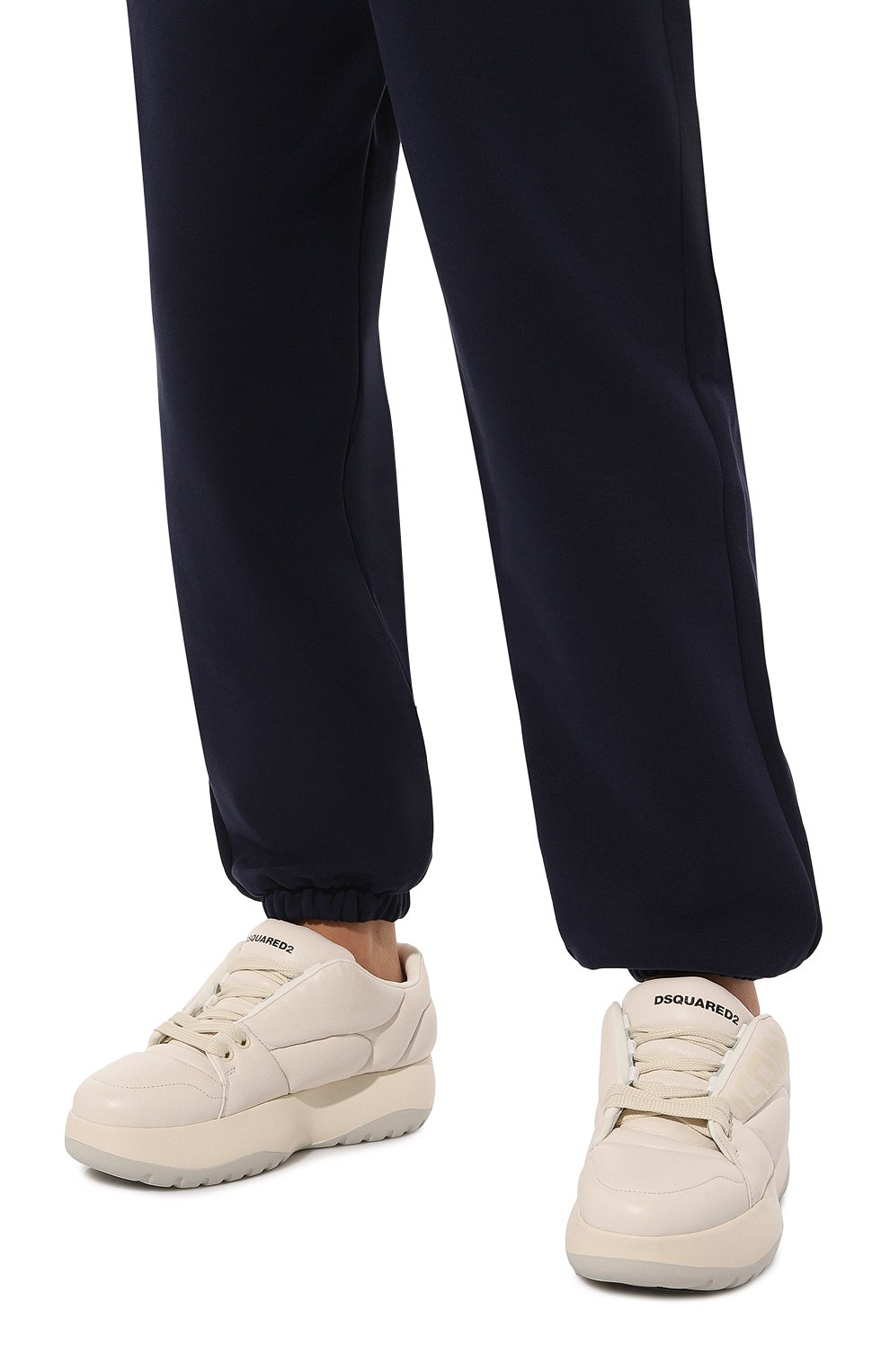 Кожаные кроссовки puffer DSQUARED2, арт. SNW0273/35605520, фото 3