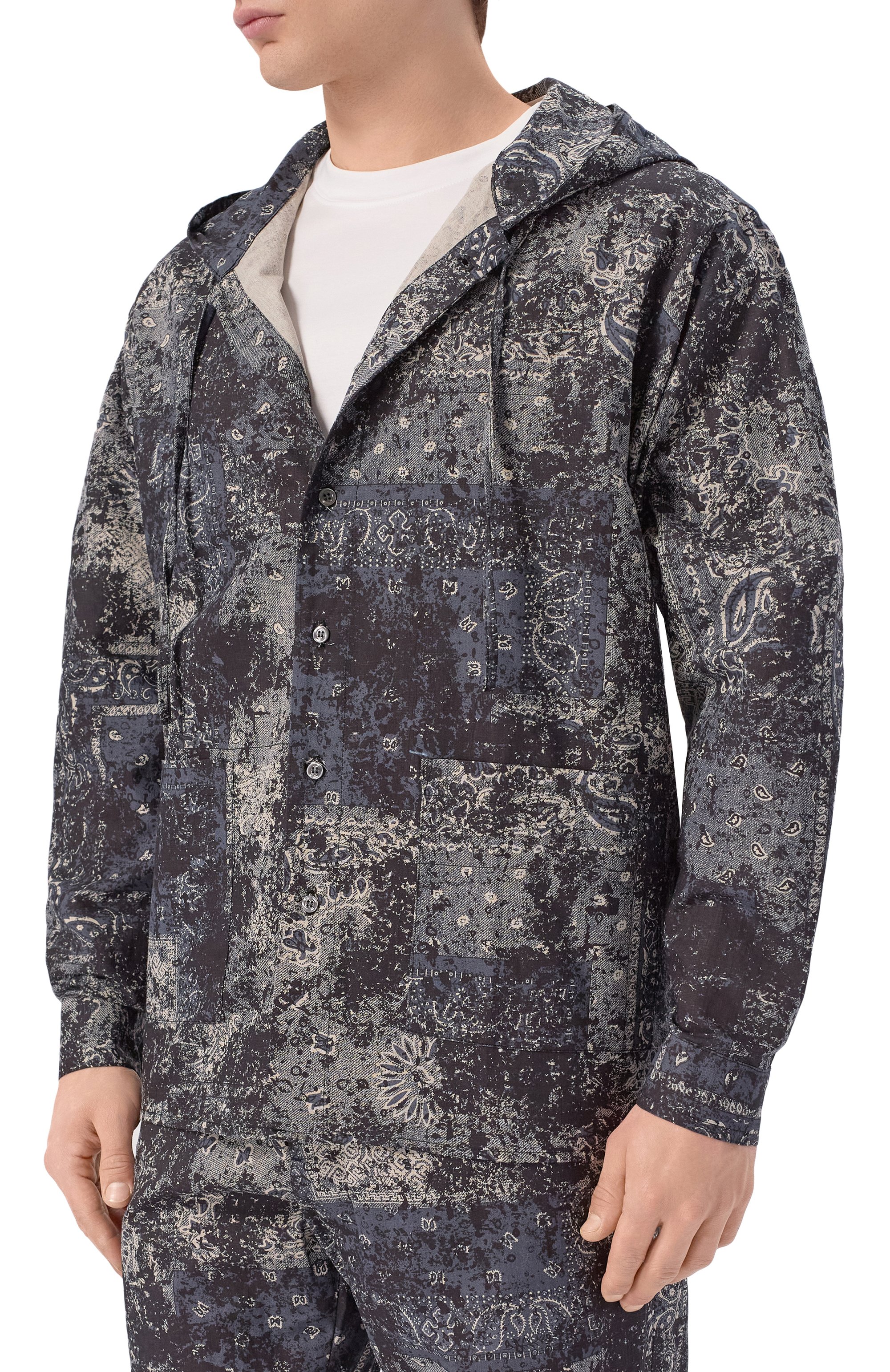 Рубашка изо льна и хлопк а WHITE SAND, арт. 26SU20H00D/294, фото 3