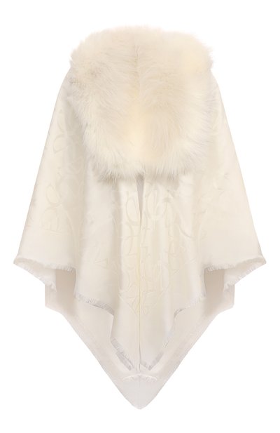 Женская накидка из шелка и шерсти ELIE SAAB, арт. 1414SEJ5382