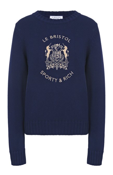 Женский хлопковый пуловер sporty &amp; rich x le bristol paris SPORTY AND RICH, арт. WS065517621BL32