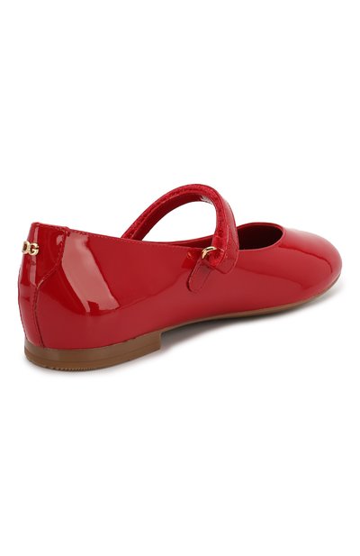 Кожаные балетки DOLCE & GABBANA, арт. D10699/A1328/29-36, фото 3