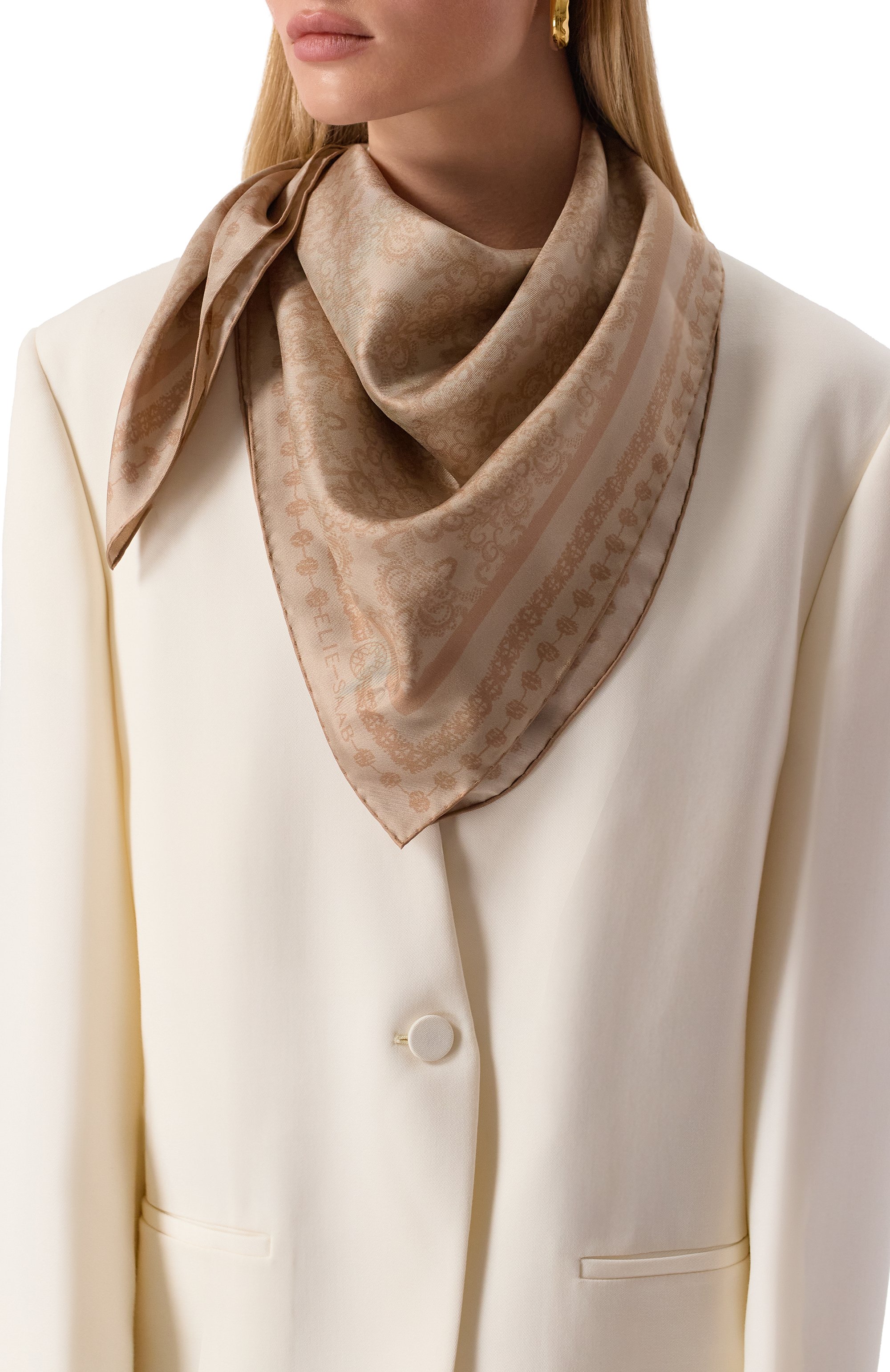 Шелковый платок ELIE SAAB, арт. 710008544S25, фото 2