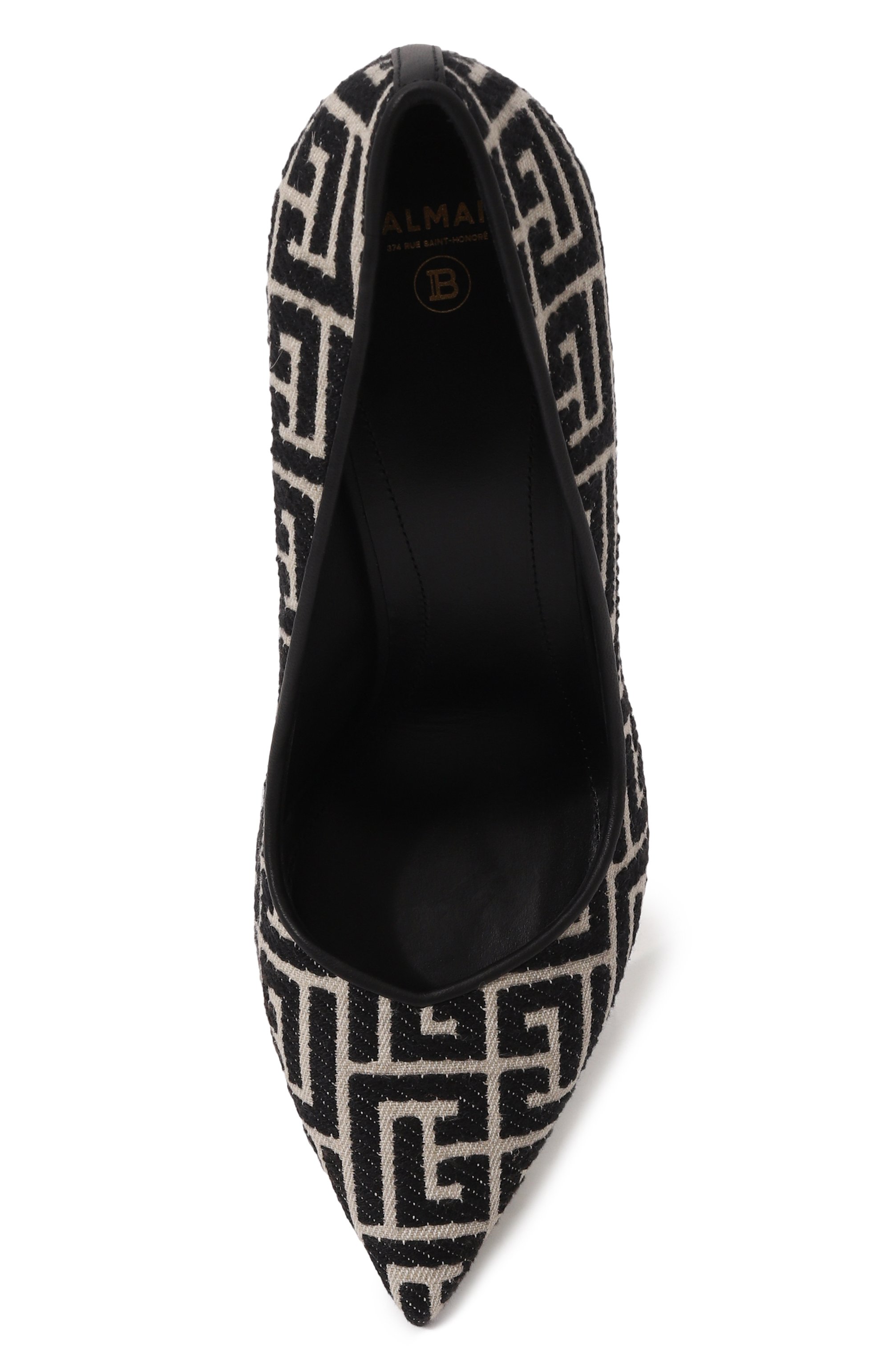 Текстильные туфли ruby BALMAIN, арт. CN1UA517/TJMA, фото 6