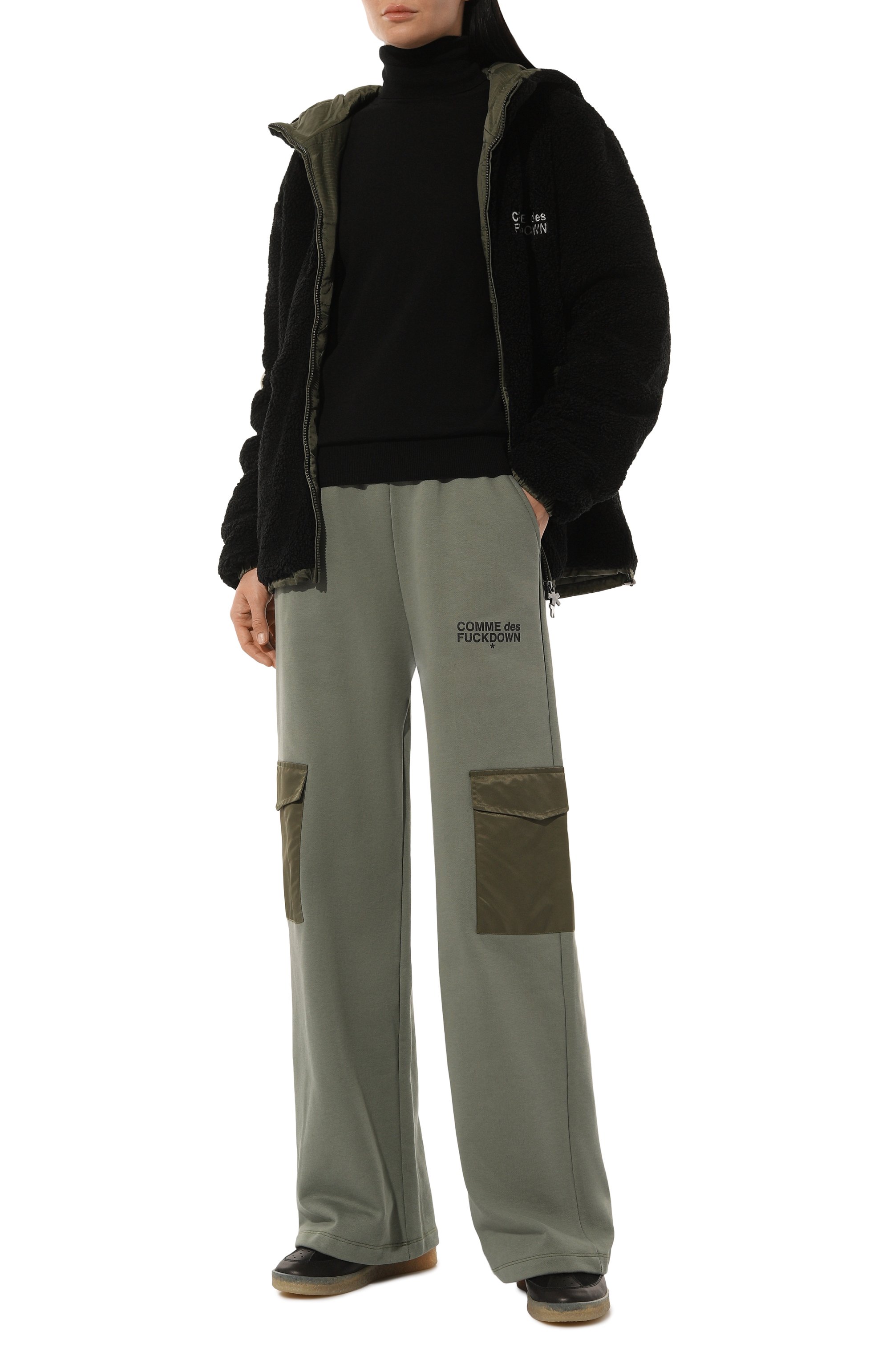 Хлопковые брюки-карго COMME DES FUCKDOWN, арт. CFABW01106, фото 2