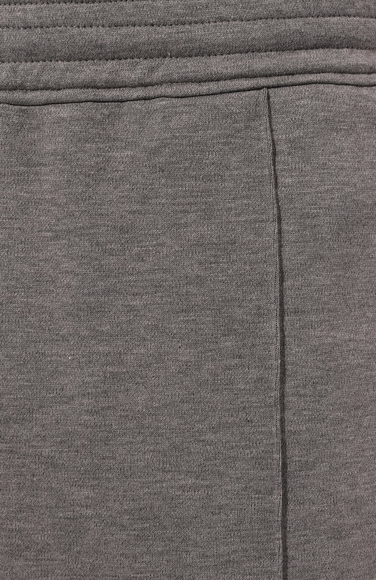 Мужские хлопковые джоггеры GIVENCHY серого цвета, арт. BM51GQ/3YMC | Фото 5 (Длина (брюки, джинсы): Стандартные; Материал внешний: Хлопок; Силуэт М (брюки): Джоггеры; Стили: Кэжуэл)