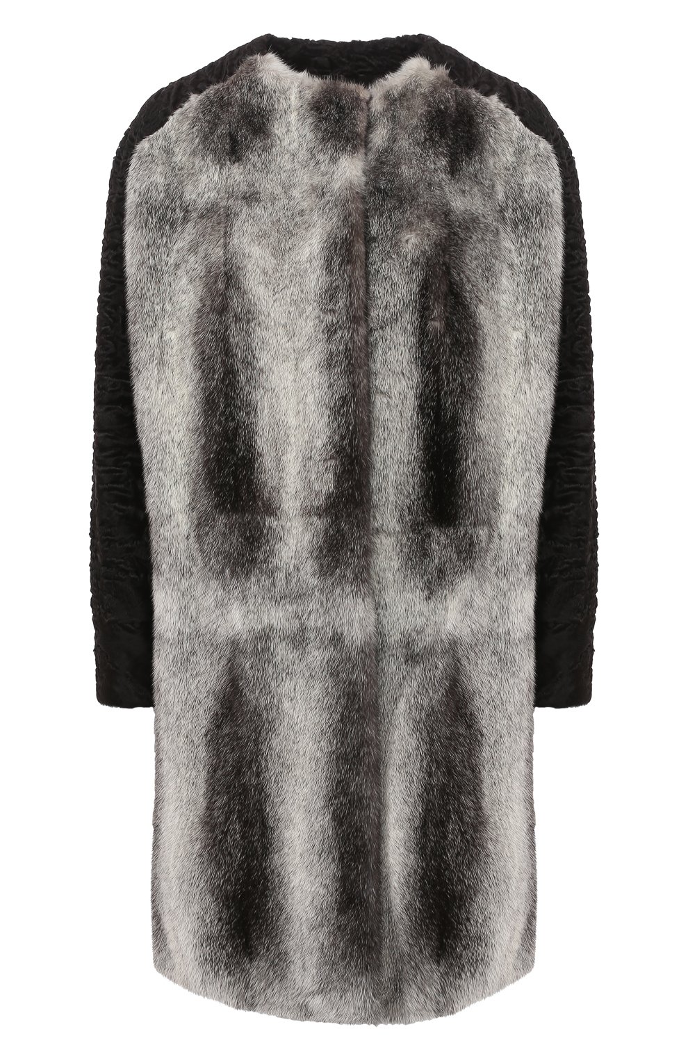 Шуба из норки и каракуля KITON, арт. D40687U/4L03, фото 1