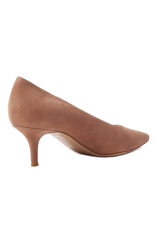 Замшевые туфли Robbie 55 Gianvito Rossi G22273.55RIC.CAMPRAL Бежевый  G22273.55RIC.CAMPRAL Фото 5