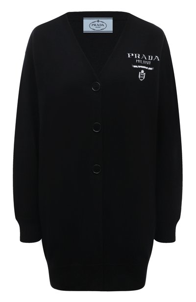 Женский шерстяной кардиган PRADA, арт. P25I86-10F4-F0002-212