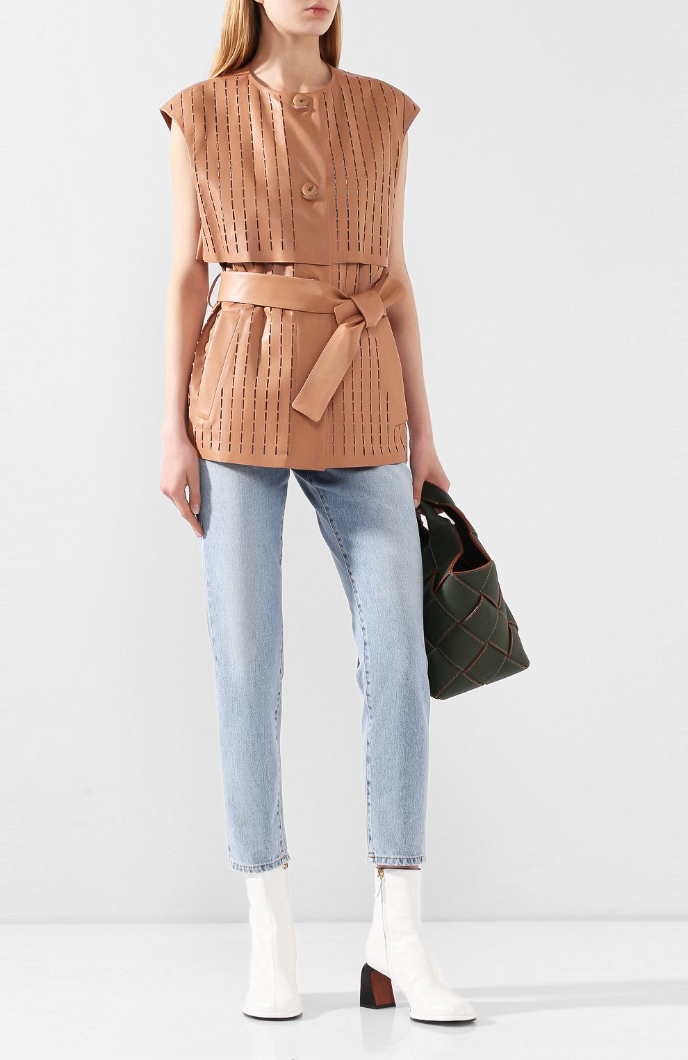 Кожаный жилет DROME, арт. DPD3023/D1846, фото 2