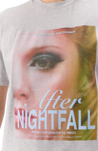 Хлопковая футболка HUGO, арт. 50534545, фото 5