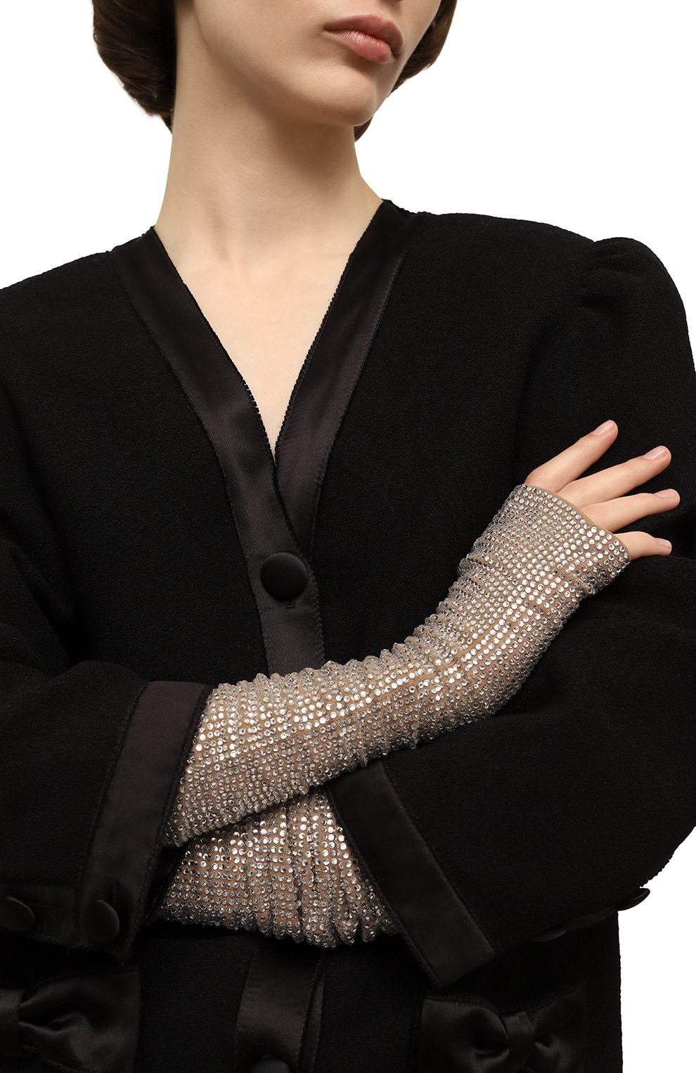 Митенки GIUSEPPE DI MORABITO, арт. 02PSGL001FC 02212, фото 2